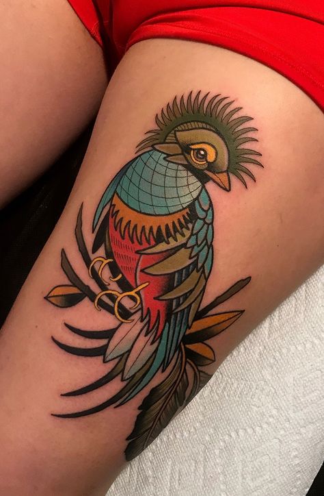 Quetzal Bird Tattoo, Stay Humble Tattoo, Humble Tattoo, Quetzal Tattoo, Quetzal Bird, Worlds Best Tattoos, Aztec Tattoo, Bird Tattoo, Tattoo Magazines