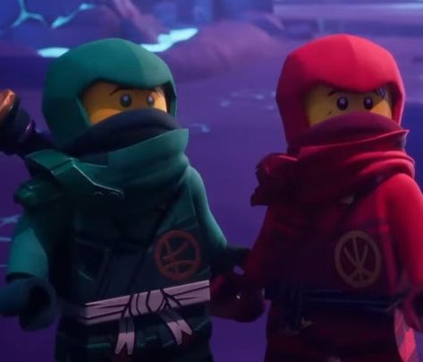 Kai Ninjago Movie, Ninjago Kai X Lloyd, Kai And Lloyd, Rgb Siblings, Ninjago Greenflame, Ninjago Pfp, Kai Smith, Ninjago Lloyd, Lloyd Ninjago