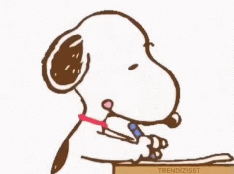 Snoopy Writing, Studying Gif, Writing Cartoons, Snoopy School, Snoopy Gif, Book Gif, Writing Icon, Etsy Planner, School Icon