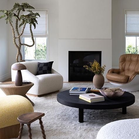 White Transitional Living Room, Styling Aesthetic, Mix Match Chairs, Eclectic Chairs, Ny Apartment, White Sofa, Sofa Modern, Wood Tones, Humble Abode