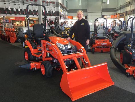 In the first part of our subcompact tractor comparison, we look at the Kubota BX2380, Massey Ferguson GC 1705 and Kioti CS2210. Kubota Compact Tractor, Compact Tractor Attachments, Big Tractors, Small Tractors, Tractor Attachments, Kubota Tractors, Compact Tractors, Massey Ferguson, Cute Funny Dogs