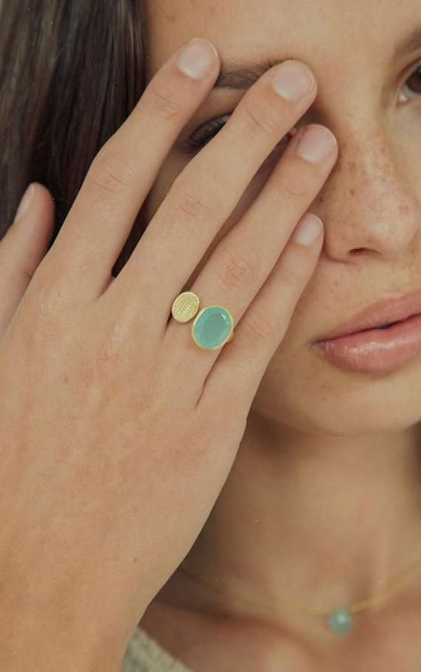 INFO - We really hope you are fine in these difficult times. We still working at home and for now the shipments are working normally. Big hugs from all our Team :)Our 18K Gold filled Ring with real semiprecious gemstone. Is a unique handcrafted design with a authentic aqua chalcedony gemstone inside. Also available in diffe...#Exploring #the #Treasures #Natures #Beauty #JewelryLovers #Gemstone #JewelryDesign #of #Jewelry #Gemstone #Allure #the #of #HandmadeJewelry #Fashion #Unveiling #Jewelry Gem Rings Stones Unique, Gem Stone Jewelry Design, Gem Stone Ring, Stone Ring Design, Gem Rings, Aqua Chalcedony Ring, Ring Blue Stone, Gemstone Properties, Chalcedony Stone