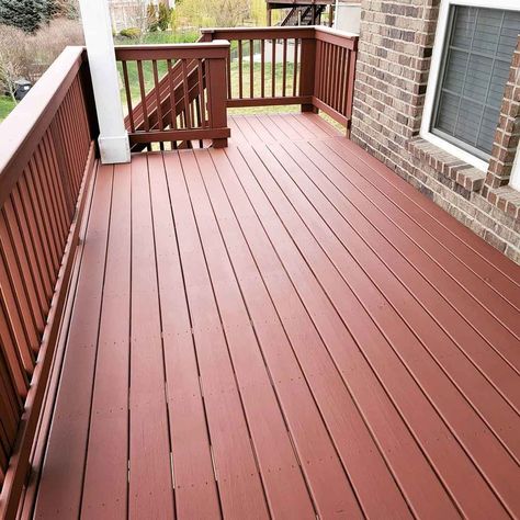 7 Deck Paint and Stain Color Ideas | The Family Handyman Solid Stain Deck Colors, Wood Deck Colors, Solid Stain Deck, Sherwin Williams Deck Stain, Painted Wood Deck, Deck Paint Colors, Best Deck Stain, Deck Stain Colors, Solid Stain Colors