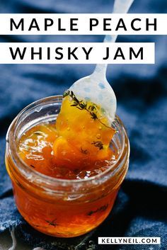 Small Batch Peach Jam, Whiskey Jam, True Fruits, Peach Whiskey, Canning Jam Recipes, Peach Jam Recipe, Home Canning Recipes, Jam Recipes Homemade, Canning Jam