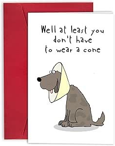 At Least You Dont Have To Wear A Cone, Get Well Soon Quotes Funny, Get Well Soon Cards Surgery, Speedy Recovery From Surgery, Get Well After Surgery, Surgery Recovery Humor, Feel Better Funny, Get Well Soon Funny, Funny Get Well Soon