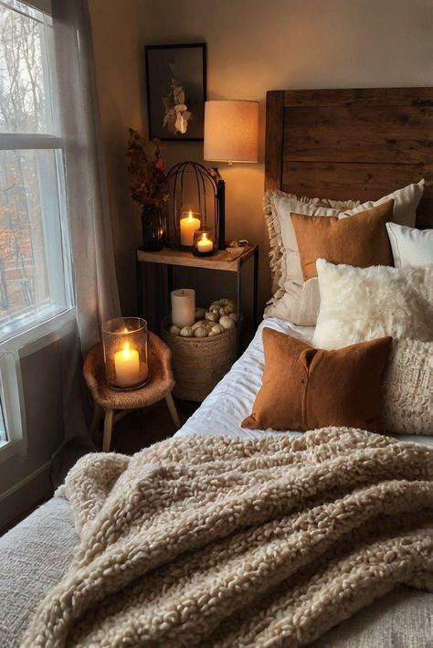 Fall Furniture , Autumn Cozy Fall ,Decor Easy Fall ,
Decor Neutral Fall ,Decor Fall ,Decor Inspiration ,Fall Decor Ideas Beauty And The Beast Bedroom, Bedroom Decor Fall, Bedroom 2025, Bedroom Throw Pillows, Fall Apartment, Plush Bedroom, Dark Boho Living Room, Fall Apartment Decor, Bedroom Accents