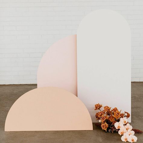 Half Circle Backdrop, Arch Backdrop Panels, Backdrop Sizes, Circle Arch Backdrop, Backdrop Panels, Pantone Trends, Circle Arch, Circle Backdrop, Arch Backdrop