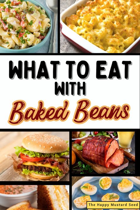 Baked Beans Soup, What Goes Good With Baked Beans, Baked Beans Side Dish, What To Eat With Baked Beans, Meals With Baked Beans, Breakfast Baked Beans, Pork And Beans Recipe, Baked Beans Vegan, Different Types Of Food