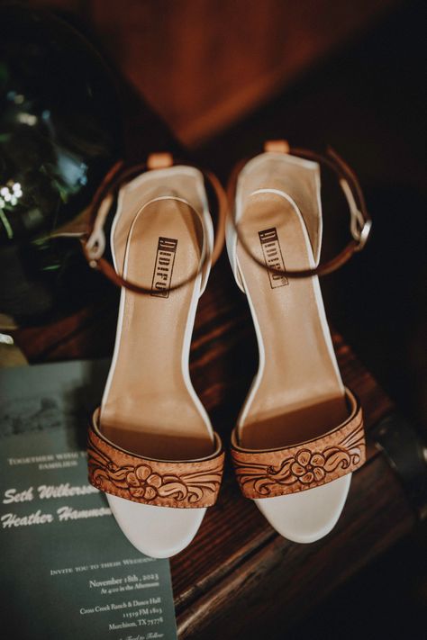 Tooled Leather Heels Wedding, Western Wedding Heels, Tooled Leather Wedding, Western Wedding Shoes, Tooled Leather Heels, Western Wedding Decorations, Rustic Wedding Shoes, Wedding Shoes Boots, Wedding Shoes Vintage