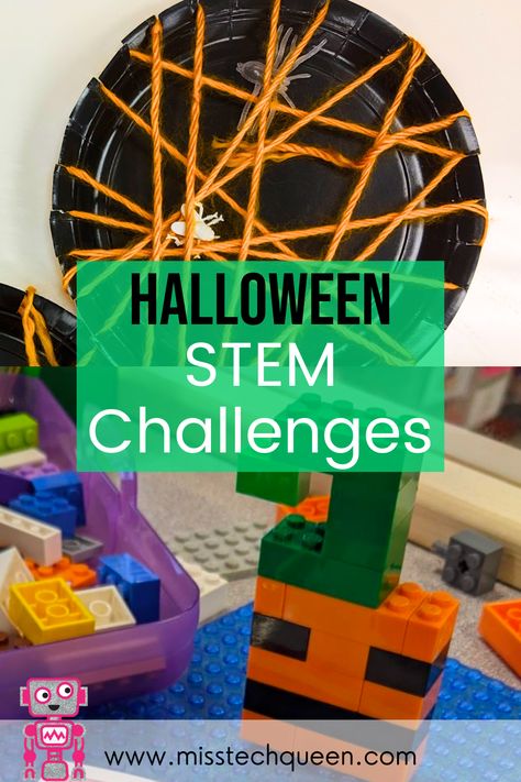 Pumpkins and STEM the perfect fall activity to keep your kids engaged and learning. Perfect for your elementary classroom or STEM lab.  Your students will love these fall challenges and projects that will get them thinking and doing. Great connections for pumpkin based books too!   #STEM "