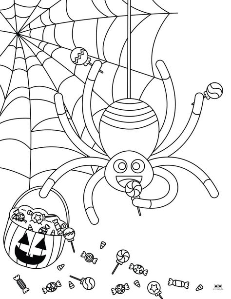 While they still might be a little bit creepy, use these FREE printable Halloween spider coloring pages for tons of coloring fun! Print from home! Spider Coloring Pages, Bratz Coloring, Spider Coloring Page, People Coloring Pages, Free Printable Halloween, Coloring Pages Free Printable, Unicorn Headband, Easy Coloring Pages, Printable Halloween