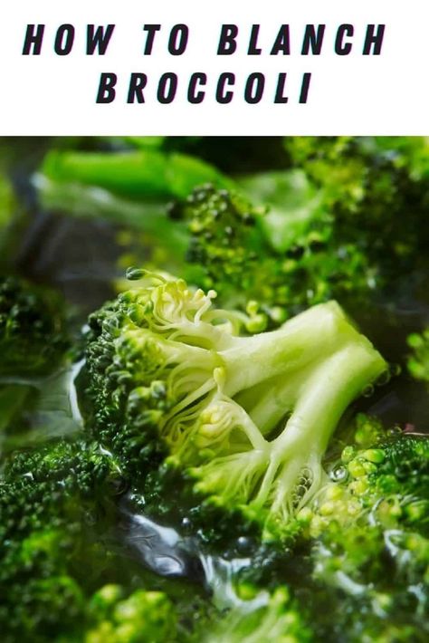 How To Blanch Broccoli, Blanch Broccoli, Blanching Broccoli, Baked Broccoli Recipe, Blanched Broccoli, Healthy Flour, Raw Broccoli, Cooking Cream, Girl Cooking