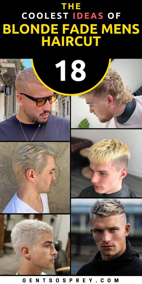 Step into style with our guide to Blonde Ambition: 18 Dashing Blonde Fade Haircut Ideas for Men in 2024. From sleek mid fades to tapered styles, each haircut offers a unique and dashing look for the modern man. Whether you prefer a low fade or a skin fade, our curated collection has something for every blonde-haired gentleman. Say hello to effortless style and make a statement with these trendsetting fade haircuts. Modern Men Haircut, Men Haircut Ideas, Korean Medium Hair, Blonde Fade, Modern Mens Haircuts, Faded Haircut, Haircut Ideas Trendy, Haircut Ideas For Men, Fine Hair Men