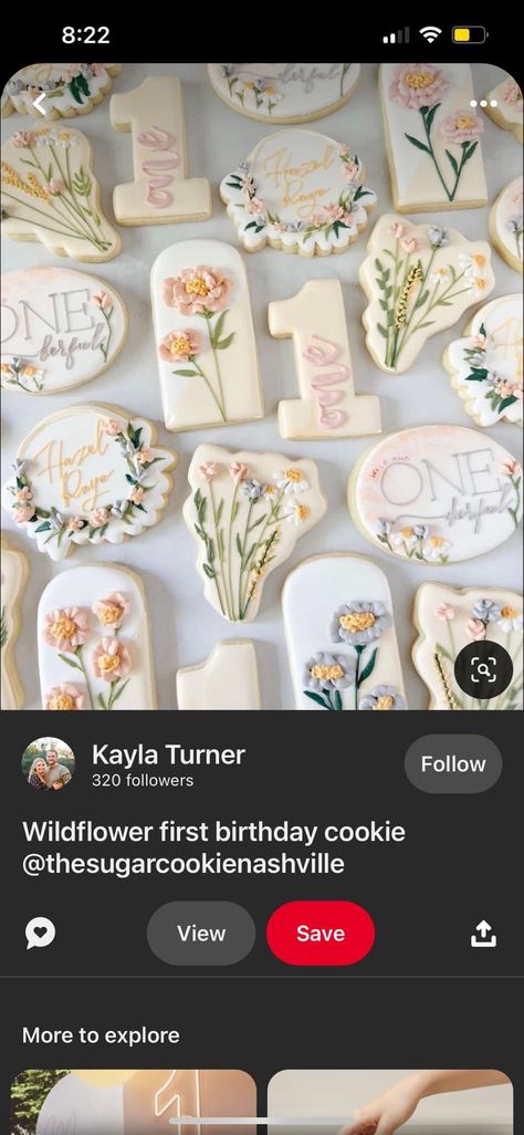 Onederful Cookies, First Birthday Cookies, Isnt She Lovely, Baby 1st Birthday, Birthday Cookies, Baby Birthday, First Birthday, First Birthdays, 1st Birthday