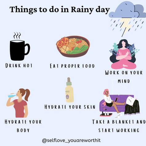 Rainy Day Self Care, Thalaiva Vijay, Healthy Routine Daily, Happiness Jar, Productive Routine, Recovery Books, Happy Jar, Best Positive Quotes, Feminine Health