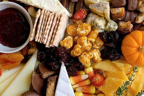 Halloween candy cheese pairings: a guide. Candy And Cheese Pairing, Pumpkin Beer, Cheese Pairings, Peanut Butter Cheesecake, Cheese Curds, Milk And Cheese, Caramel Popcorn, Another Dimension, Cheese Plate