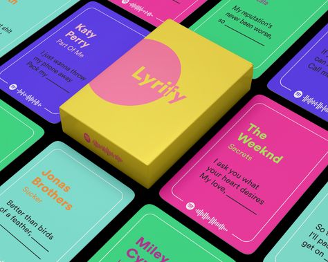 Lyrify - Card Game Concept on Behance Art Packaging, Game Card Design, Adobe Photoshop Design, Fun Card Games, Board Game Design, Creative Card, Game Concept, Kids App, Game Inspiration