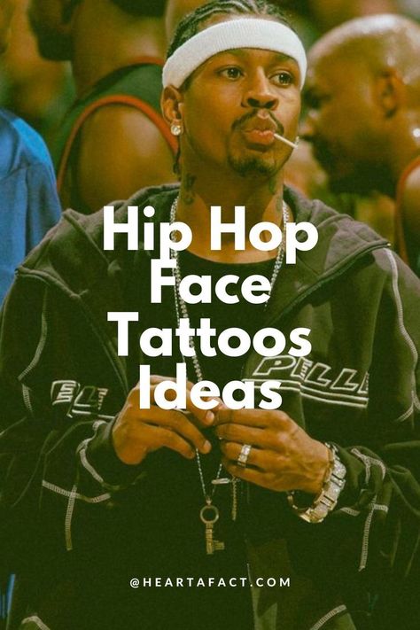 Rappers With Face Tattoos | Cool & Aesthetic Tattoo Ideas For Men Dollar Sign Face Tattoo, Savage Tattoo For Men, Small Face Tattoo Ideas, Rapper Tattoos Ideas, Face Tattoo Ideas For Men, Cute Face Tats, Face Tattoo Men, Small Face Tattoo, Cool Face Tattoos