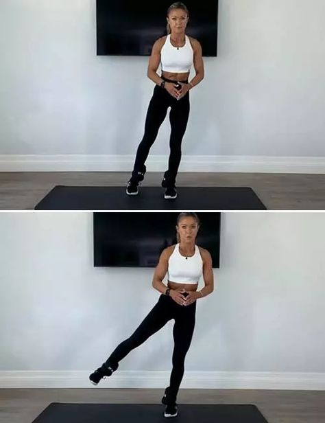 15 Ankle Weight Workouts: Abs, Thighs, Butt, And Knees Leg Exercises With Weights, Ankle Weight Exercises, Weights Workout For Women, Leg Workout Women, Weight Workouts, Pilates Workout Routine, Dancers Body, Weight Exercises, Arm Workout Women