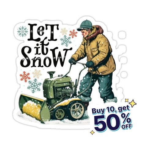 Decorate laptops, Hydro Flasks, cars and more with removable kiss-cut, vinyl decal stickers. Glossy, matte, and transparent options in various sizes. Super durable and water-resistant. Funny Snow shoveler, Snow Blower, Snowblower Removal Snow Removal Equipment, City Farm, Snow Removal, Snow Blower, Decorate Laptops, Vinyl Decal Stickers, Kiss Cut, Vinyl Decal, Water Resistant