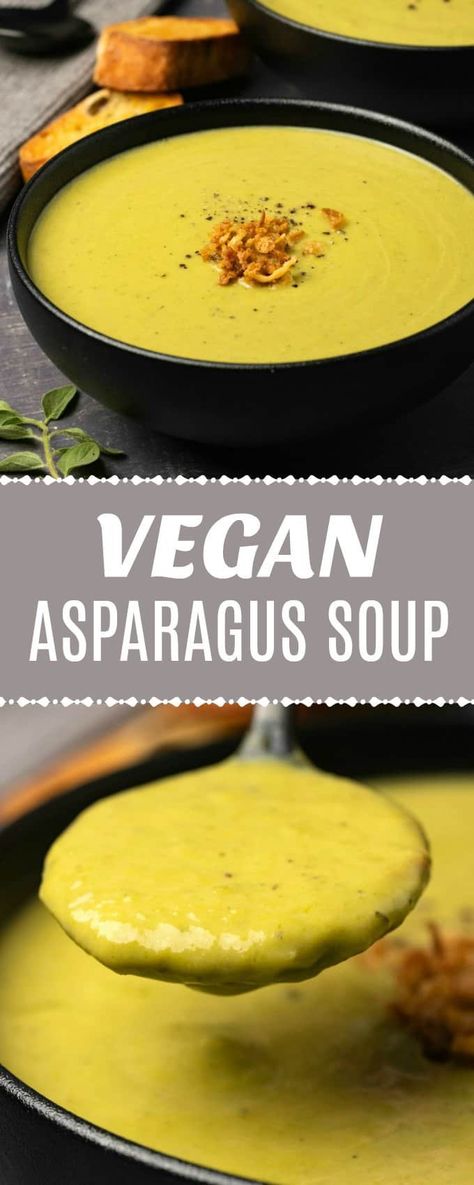 Vegan Asparagus, Vegan Potato Leek Soup, Vegan Corn Chowder, Vegan Potato Soup, Vegan Pumpkin Soup, Vegan Green Bean Casserole, Soup Vegan, Asparagus Soup, Vegan Potato