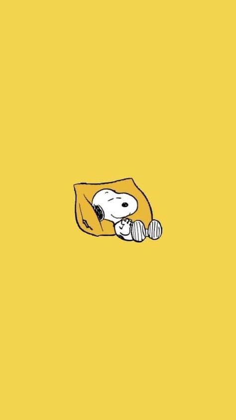 Cartoon Character, A Bag, Snoopy, Yellow