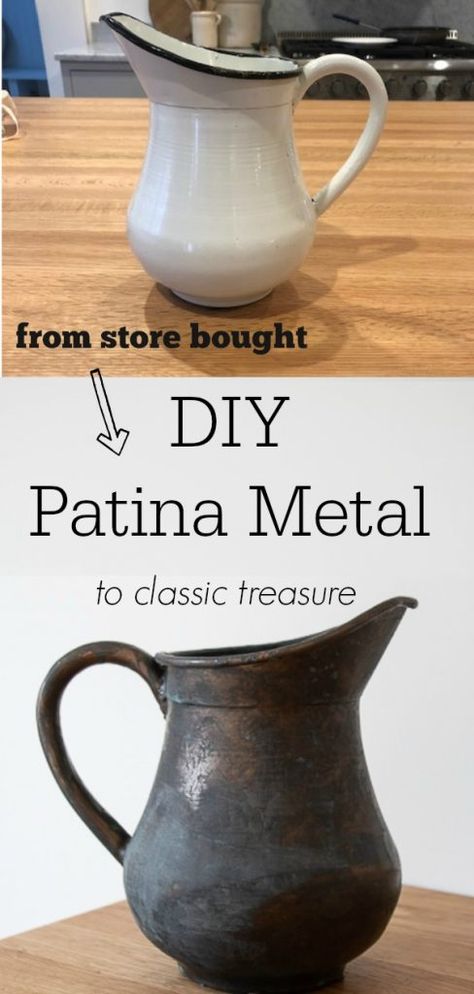 Diy Old Furniture Makeover, Dark Academia Room Decor, Seeking Lavender Lane, Pretty Items, Vintage Copper Pots, Patina Metal, Tea Sets Vintage, Diy Metal, French Farmhouse