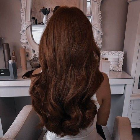 25 Hottest Hair Color Ideas For Brunettes - 168 Brown Auburn Hair, Dark Auburn Hair, Warm Brown Hair, Rambut Brunette, Chestnut Hair, Honey Brown Hair, Red Hair Inspo, Brown Hair Looks, Brown Hair Inspo