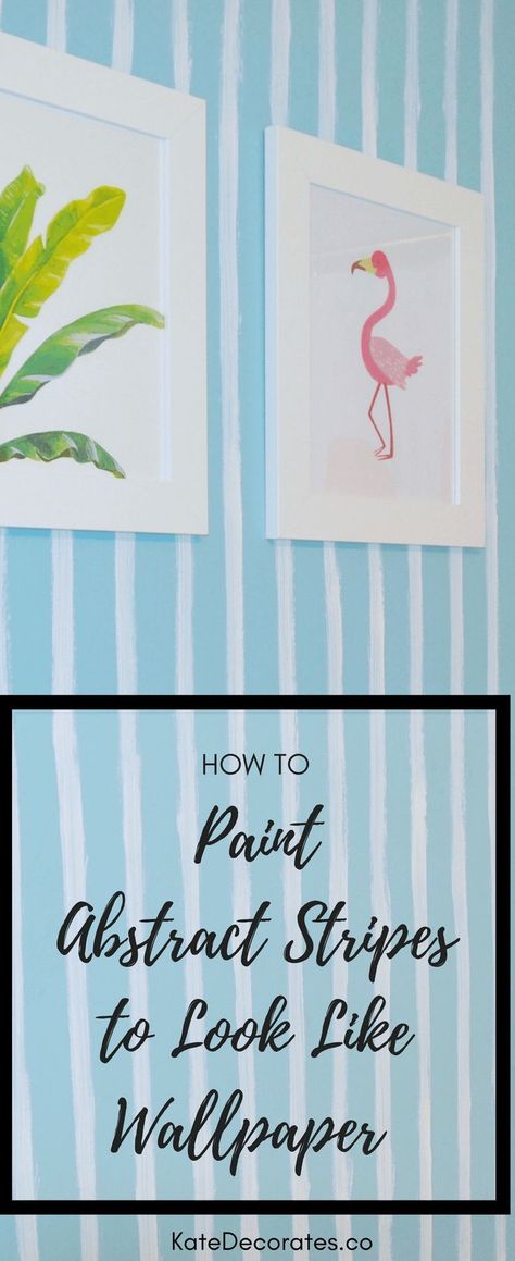 Such a good idea to get the look of wallpaper for a whole lot less! Love these DIY abstract wall stripes. Painted Stripes On Wall, Painting Stripes On Walls, Wall Stripes, Stripe Wall, Colorful Playroom, Paint Abstract, Diy Accent Wall, Striped Walls, Diy Canvas Wall Art