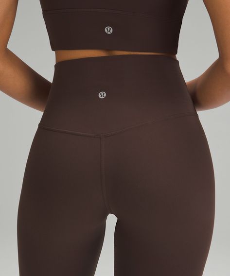 Lululemon Align Leggings, Brown Leggings, Lululemon Outfits, Lululemon Align, Low Impact Workout, Lululemon Women, High Rise Pants, High Rise Leggings, Lululemon Leggings