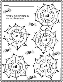 Multiplication Homework, Halloween Multiplication Activities, Math Activities Multiplication, Halloween Multiplication Worksheets, Fun Multiplication Games, Halloween Multiplication, Multiplication Facts Worksheets, Halloween Math Activities, Multiplication Activities