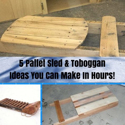 Enjoy the winter and snow with a selection of Pallet Sleds that you can make! Use the sleds for playtime, winter chores, and home decor! Check out these ideas and don’t stay indoors! Get outside with these sleds and make outstanding memories with the family! Pallet Sleds: for decoration,... #Kids, #PalletCraftsForKids Diy Sleds For Snow, Diy Wooden Sled Plans, Pallet Sled, Diy Wooden Sled, Diy Sled, Snow Sleds, Wooden Sled, Outdoor Pallet Projects, Wood Projects For Kids