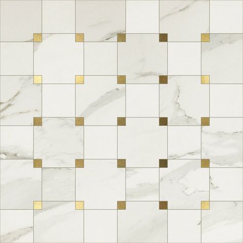 Audrey Lane Harper 9.25" x 9.25" Procelain/ Metal Mosaic Wall & Floor Tile | Wayfair Kitchen Wall Tile Texture, Kitchen Tiles Texture, Luxury Floor Tiles, Luxury Tile Flooring, Tile Texture Pattern, Luxury Tile Floor, Floor Tile Texture, Audrey Lane, Marble Inlay Floor