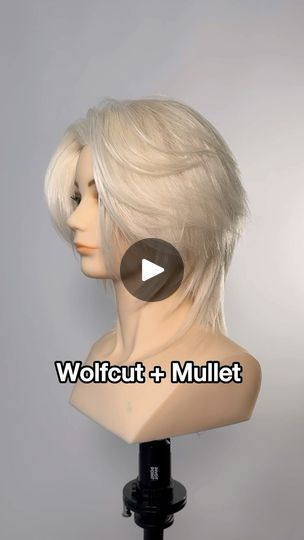 3.7M views · 443K reactions | Wolfcut + Mullet haircut. This step by step shows how to cut short hair in to a wolfcut shape while maintaining length in the back for a mullet.

Don’t forget to finish the look with @kenraprofessional Texture Spray for dimension and volume! 

#haircut #wolfcut #haircuttutorial #hairtutorial #hairtutorials #nychairstylist #haircutting #haircuttransformation | Gilad | Hair Video Education | myguiltycrown · Original audio Wolfcut Drawing Tutorial, Mullet Long Wolf Tail, Wolfcut X Mullet, Short Wolfcut Tutorial, Wolf Mullet Cut, Soft Mullet Wolf Cut, Mulette Haircut, Wolfcut Tutorial, Wolfcut Hair Short