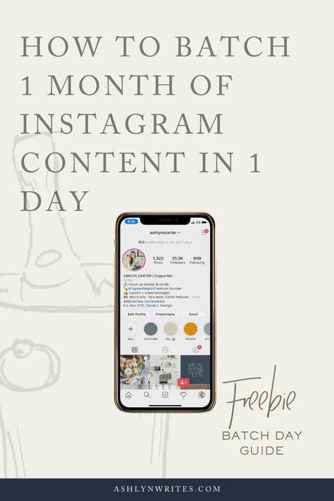 How to Batch Plan 30 Days of Instagram Content in 1 Day | Ashlyn Writes | Struggling to keep up with a consistent social media marketing content calendar? In this blog post, I'm sharing how I write, schedule, and create a whole month's worth of IG content in one day! #socialmediamarketing #contentcalendar #instagramtips 30 Days Of Instagram Content, Instagram Content Strategy, Ella Rose, Content Inspiration, Brand Deals, Boss Mom, Social Media Content Calendar, Media Planner, Social Media Calendar