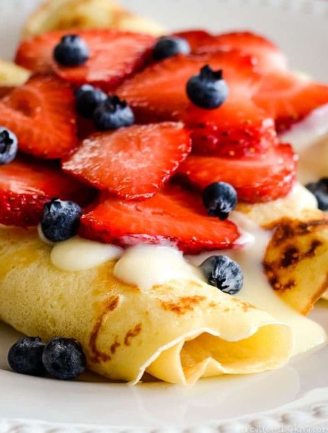 Norwegian Pancakes, Pip And Ebby, Swedish Pancakes, Casino Cups, The Bros, Pancakes Breakfast, Pancake Toppings, Tasty Pancakes, Holiday Breakfast