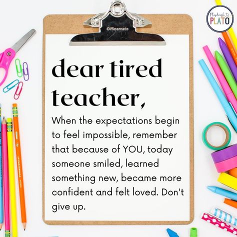 Things To Say To Your Teacher, Inspiration Quotes For Teachers, Positive Quotes For Teachers Motivation, Preschool Teacher Quotes Inspirational, First Year Teacher Quotes, Teacher Motivation Ideas, Fun Teacher Quotes, Positive Teacher Quotes Encouragement, Teacher Friends Quotes