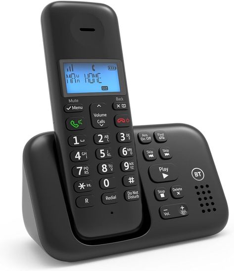 BT 3960 Cordless Landline House Phone with Nuisance Call Blocker, Digital Answer Machine, Single Handset Pack : Amazon.co.uk: Electronics & Photo House Phone, Answering Machine, Cordless Phone, Home Phone, Do Not Disturb, Well Lights, Amazon Uk, Telephones, Pattern Names