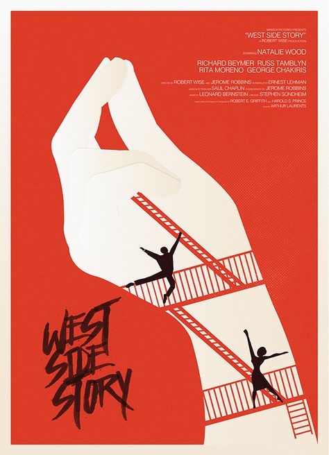 West Side Story - poster by Matt Needle Broadway Poster Design, Broadway Posters Vintage, Theater Play Poster Design, West Side Story Poster, Showcase Poster, West Side Story Movie, Broadway Poster, Musical Theatre Posters, Alternative Posters