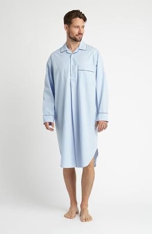 Mens Nightshirts, Silk Pyjamas, Luxury Nightwear, Outfit References, Mens Loungewear, Mens Home, Sleep And Loungewear, Slumber Party, Blue Bedding