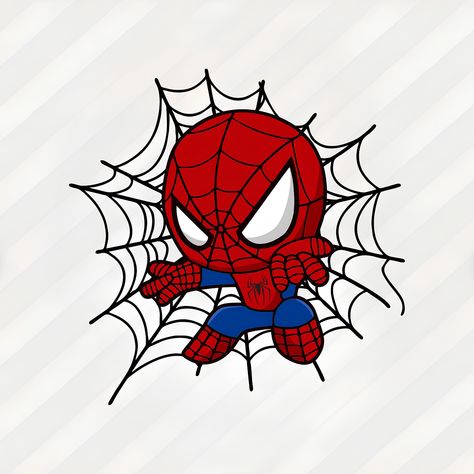 Chibi Spiderman Cute, Spiderman Illustration, Spiderman Bebe, Spiderman Photo, Spiderman Png, Spiderman Graphic, Chibi Spiderman, Cartoon Spiderman, Spider Man Art