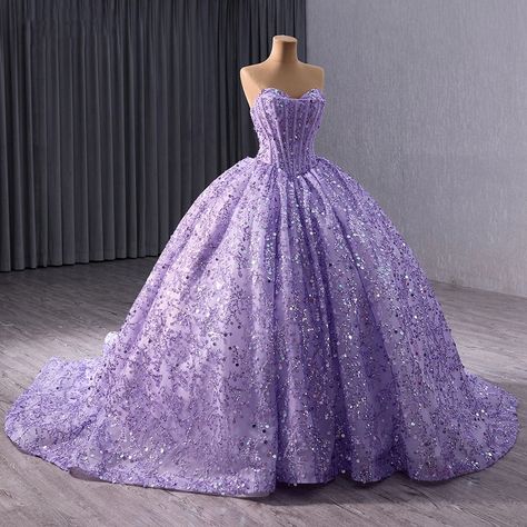 Stunning quinceañera dress in a vibrant purple hue, perfect for a 15th birthday celebration. Features a sweetheart neckline and a sleeveless design for a touch of elegance. Adorned with sparkling embellishments for added glamour and shine. Crafted with high-quality materials for a luxurious and comfortable feel. Flattering fit that enhances the feminine silhouette, creating a regal appearance. Ideal attire for young girls celebrating their quinceañera in style. Elevate the special occasion with Purple Sweet 16 Dresses, Dresses For 15, 18th Debut, Quinceanera Gowns, Purple Quinceanera, Purple Sweet 16, Quince Dresses Purple, Purple Quinceanera Dresses, Quincenera Dresses