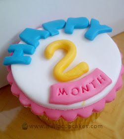 HALLO CUPCAKES: 2 month anniversary cupcakes Baby Birthday Wishes, Baby Birthday Quotes, 2 Month Anniversary, Baby Birthday Cake, Anniversary Cupcakes, Month Anniversary, 2 Month Old Baby, 2 Month Baby, Baby Boy Quotes