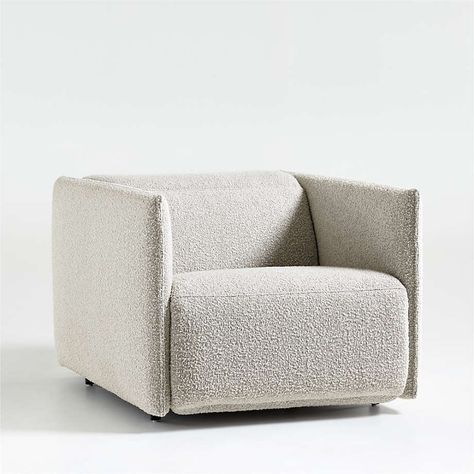 Modern Recliner Chairs Living Room, Modern Recliner Chairs, Contemporary Recliners, Modern Recliner, Power Recliner Chair, Chair Options, Crate Barrel, Power Reclining Sofa, Primary Bedroom