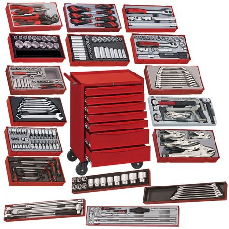 Anniversary Diy, Hand Tool Kit, Tool Box Organization, Tool Boxes, Milwaukee Tools, Tool Kits, Garage Tools, Shop Organization, Dove Tail Joints