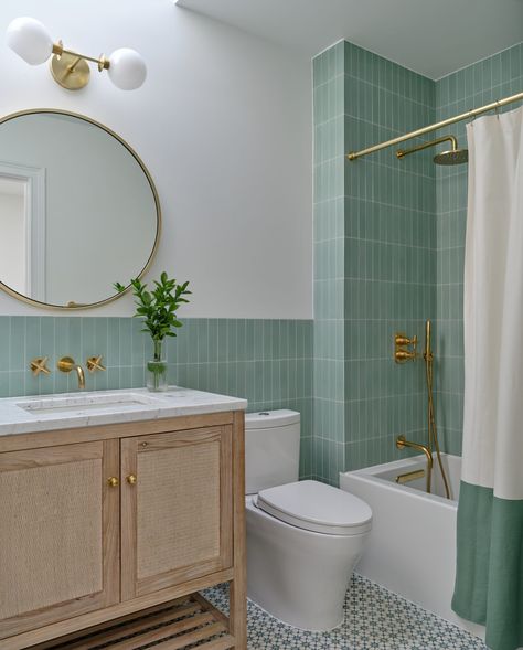 Bathroom Design Ideas Modern, Pink Powder Room, Breakfast Room Green, Concrete Vessel Sink, Whimsical Kitchen, Shower Wall Tile, White Tile Floor, Pink Powder, Powder Room Design