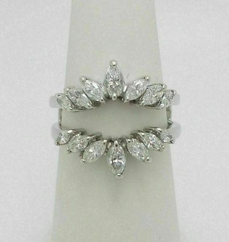 Engagement Ring Wraps, Engagement Ring Enhancers, Insert Ring, Diamond Enhancer, Ring Enhancer, Ring Guard, Chalcedony Ring, Wedding Wraps, Marquise Cut Diamond