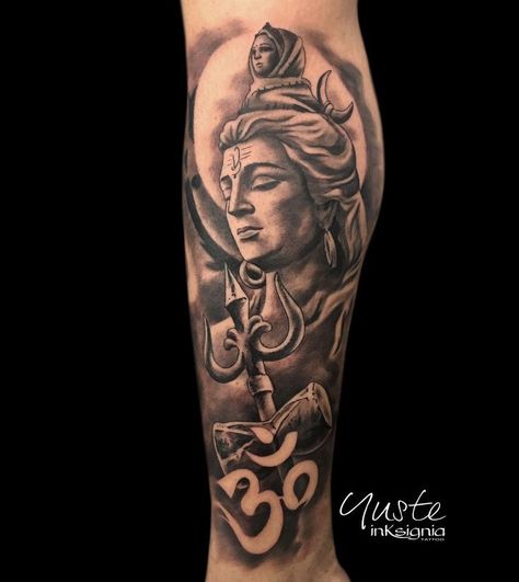 Lord Shiva Tattoo Forearm, Best Shiva Tattoos For Men, Adiyogi Tattoo On Hand, Trimurti Tattoo, Shiva Arm Tattoo, Shiv Parvati Tattoo Design, Shiva Tattoo Design For Men Arm, Lord Shiva Tattoo For Men On Arm, Shivji Tattoo Design