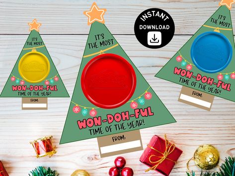 Printable Christmas Tree Play-doh Gift Tag for Kids the Most - Etsy Australia Play Dough Gift Tags Free Printable Christmas, Playdough Christmas Gift Tag, Play Dough Christmas Gift For Students, Playdoh Christmas Tag, Playdoh Christmas Gifts, Class Gifts For Students Christmas, Preschool Christmas Gifts For Classmates, Class Gifts For Students, Class Christmas Gifts For Kids