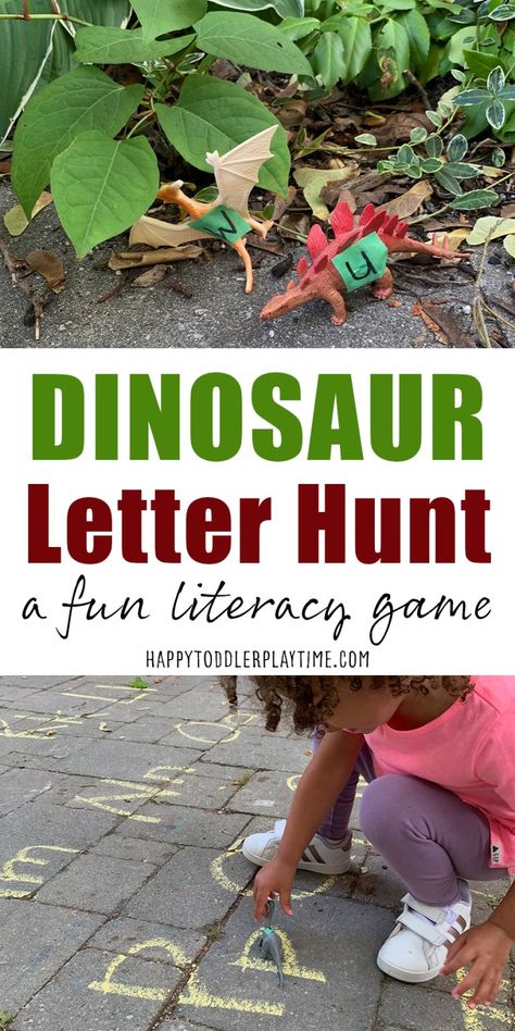 Dino Literacy Preschool, Dinosaur Phonics, Dinosaur Activities Kindergarten, Preschool Dinosaurs, Literacy Preschool, Forest Preschool, Dinosaur Preschool, Crafts Toddlers, Letter Hunt